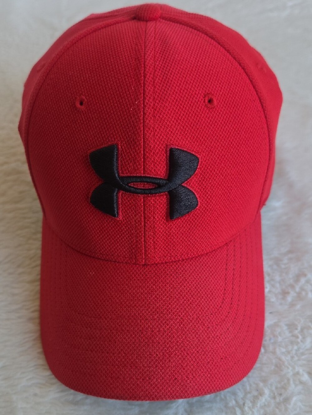 Under Armour Red Black Logo UA Classic Fit Cap L/XL